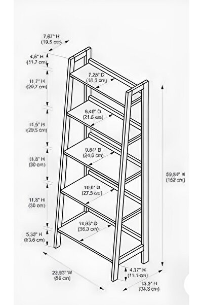 EHFM TİÇARET ahşap çiçeklik raf