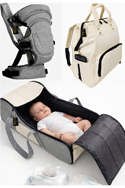 USF Ana Kucağı Portbebe Puset Anne Bebek Bakım Sırt Çantası Çift Yönlü Bebek ...