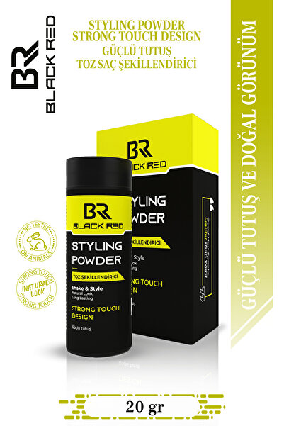 Black Red Black&red Saç Şekillendirici Toz Wax Pudra Güçlü Tutuş Ve Doğal Gör...