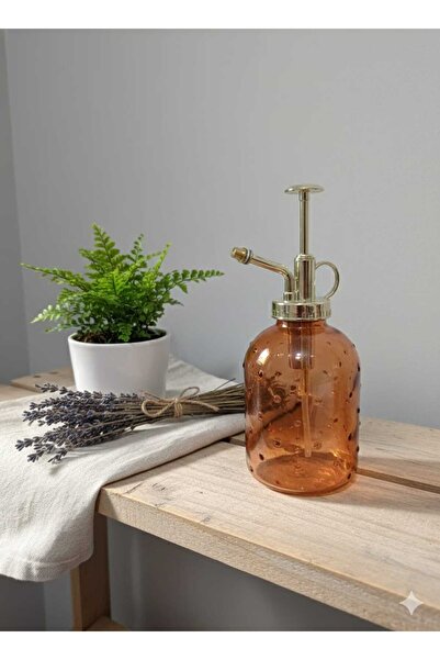 Tutku 1 Adet Dekoratif Boş Cam Sprey Sabunluk, Kolonya ve Çiçek Sulama