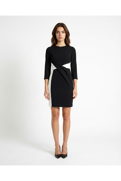 ONLY Ruby Blocked Black Dress