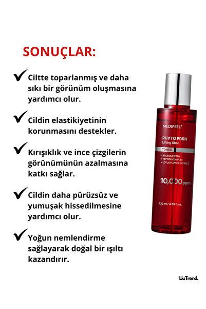 Medipeel Phyto Exosome PDRN Lifting Shot Toner 130 ml PDRN içeren peptitli lifting tonik