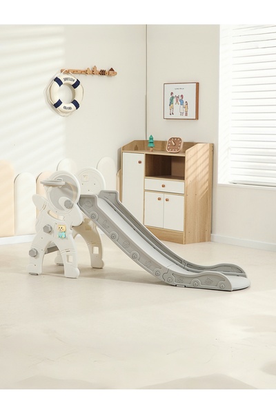 Venpara Foldable Indoor Slide for Toddlers, Safe HDPE Plastic with Basketball...