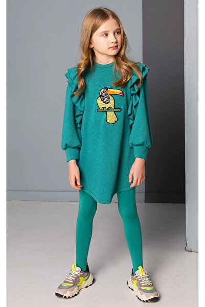 SheShe Papağan İşlemeli Elbise