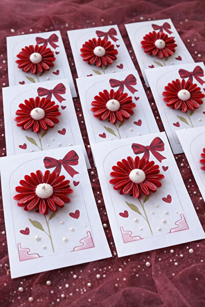 Defne 10 adet Papatya detaylı hediyelik mum. Yaş günü,kına,düğün,nişan ve söz...