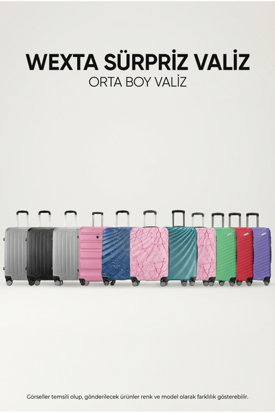 Wexta Valiz - ORTA BOY - Karışık Renk ve Karışık Model