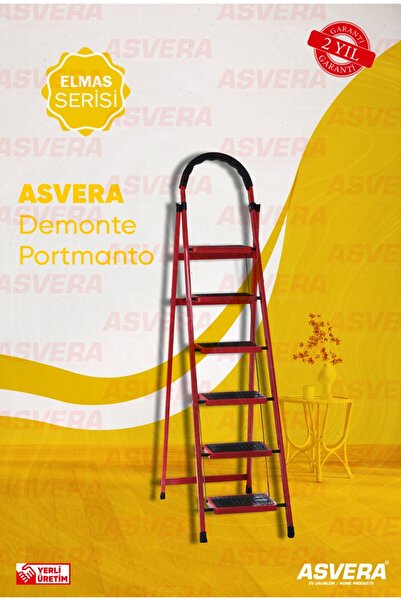 ASVERA PATİKA 6'LI EV TİPİ MERDİVEN