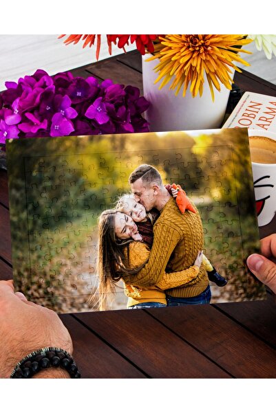 Hediyesepeti Kişiye Özel Fotoğraf Baskılı Puzzle A4 - 99 Parça