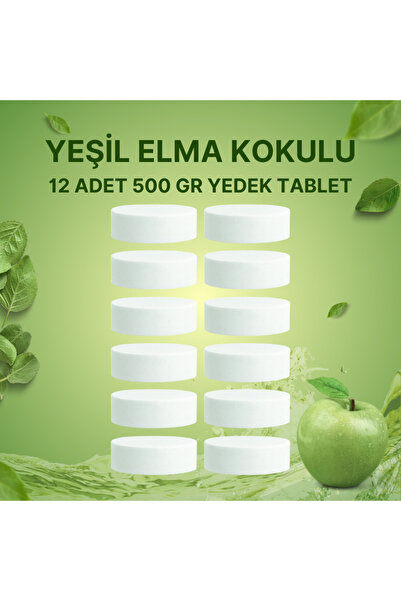 Saban 6 Adet 2x500GR - YEŞİL ELMA - Nem Alıcı Rutubet Giderici Yedek Tablet