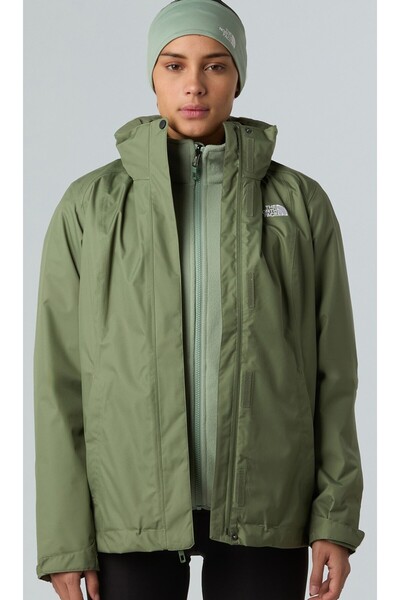THE NORTH FACE W Evolve Ii Triclimate Jacket - Eu Women's Outdoor Jacket Green