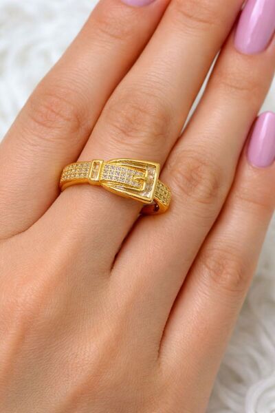 BY YASİN TOPÇU ✨ 💛   Ring with Gold Tokalı Işıltı (Sparkle) – Power & Elegan...