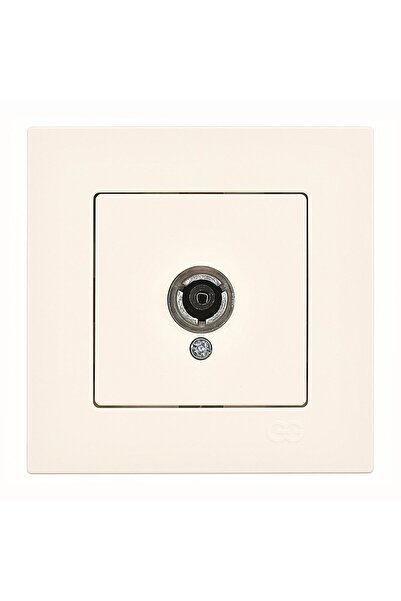 Günsan Eqona Cream Tv Socket (Transition-Finished)