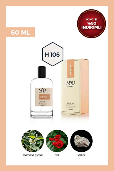 Mad Parfüm Mad H105 Selective 50 ml Kadın Parfüm | Oryantal & Çiçeksi Notalar