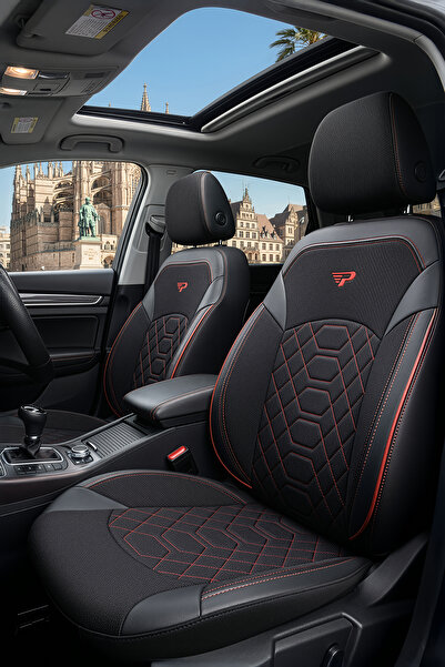 Panda Kılıf Panda Bremen Series Linen Fabric Car Seat Cover - Full Set