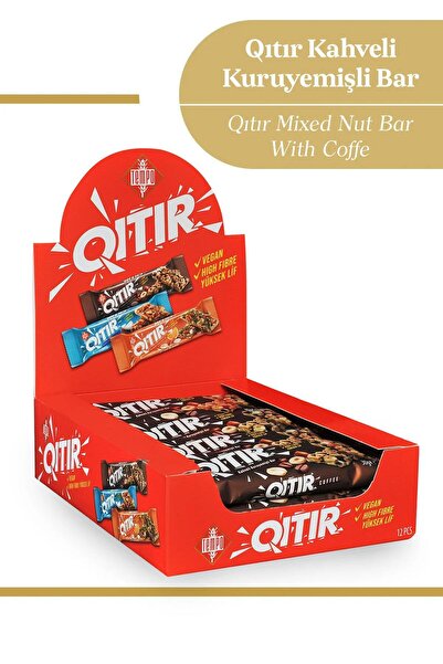 Tempo Şekerleme Coffee and Nuts Bar 30 g X 12 Pieces