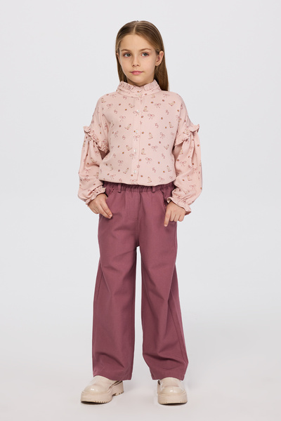 Panço Kız Çocuk Gül Pantolon