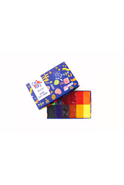 COLORZ 12'li Blok Balmumu Pastel Boya Seti