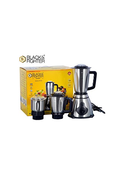 Black & Fighter 1.5L 3-in-1 Stainless Steel Blender Grinder Crusher 700W 2000...