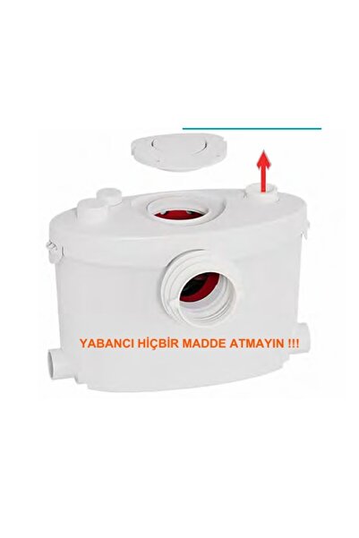 Momentum H400-s 400w 45 Db Sessiz Hazneli Parçalayıcı Bıçaklı Wc Öğütücü 1 Wc...