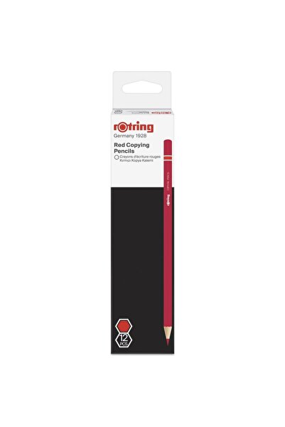 Rotring قلم نسخ أحمر 12 علبة