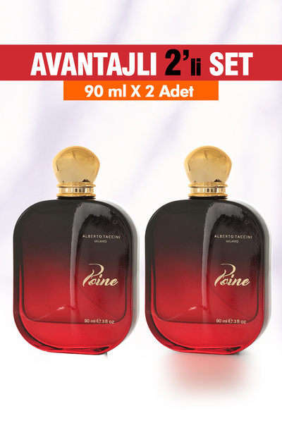 Alberto Taccini 2'Li Set Alberto Taccini Poine Kadın Parfümü - 90 ml