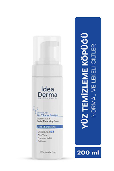 İdea Derma İdea Derma Glikolik Asit Yüz Yıkama Köpüğü 200 ml