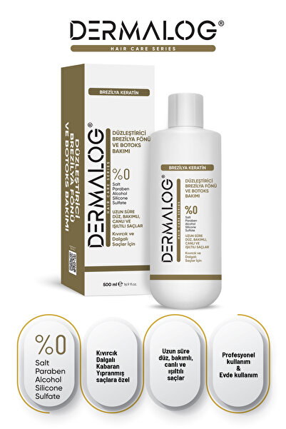 DERMALOG Brezilya Keratin- Keratin Bakımı & Botox Bakımı & Kalıcı Düzleştiric...