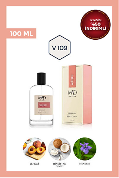 Mad Parfüm Mad V109 Selective 100 ml Kadın Parfüm | Gourmand & Fresh Notalar
