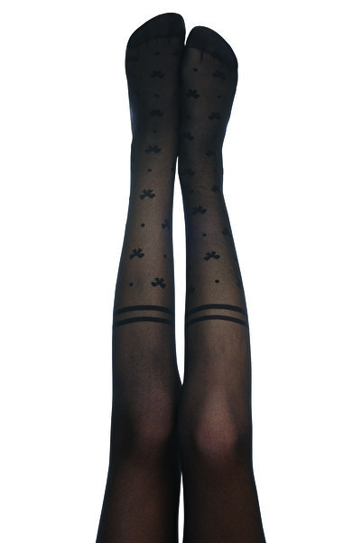 Penti Chiloți negri cu dungi Pretty Bowtie pentru fete