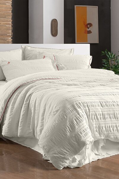 Sarev طقم غطاء لحاف مزدوج مريح من ليون مود 100% قطن