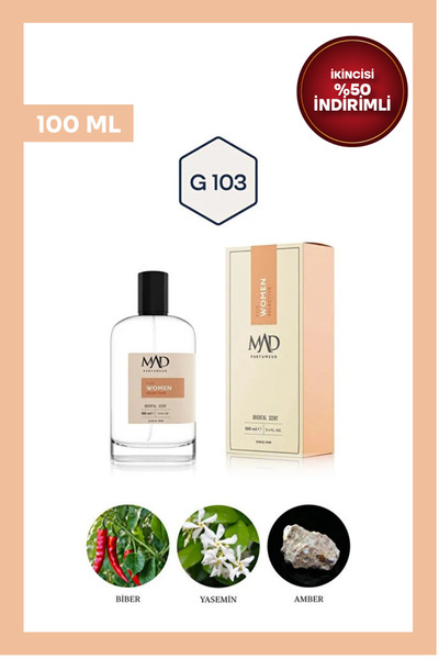 Mad Parfüm Mad G103 Selective 100 ml Kadın Parfüm | Oryantal & Çiçeksi Notalar