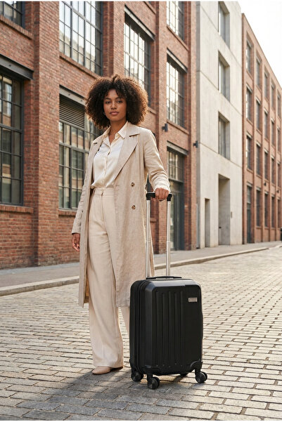 Wexta Wx-210 Siyah Kabin ( Küçük ) Boy Valiz