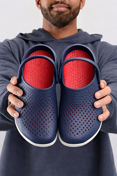 Crocs Slipper inmotion Clog Ekstra Soft LiteRide Terlik Sandalet Lacivert Beyaz