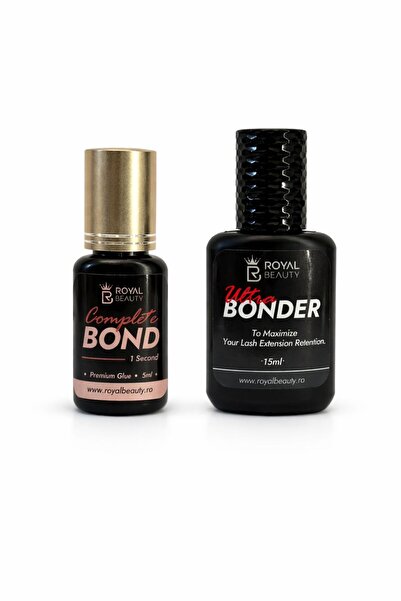 Royal Beauty Adeziv Extensii Gene Complete Bond + Ultra Bonder | Set Profesio...