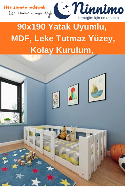 Ninnimo Trend Montessori % 100 Mdf Karyola