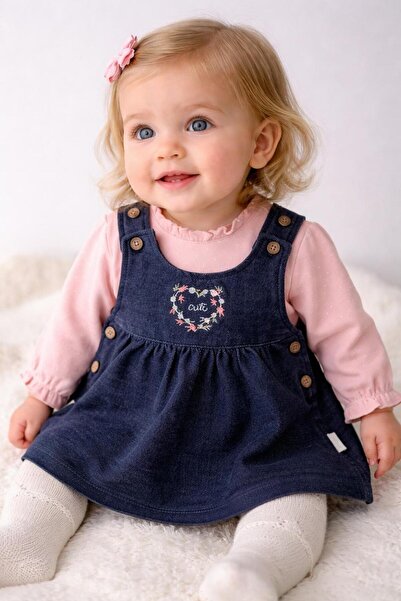 andywawa Girl's Dress Dark Blue
