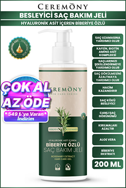 Ceremony Hair Extension Effective Rosemary Care Gel 200 ml