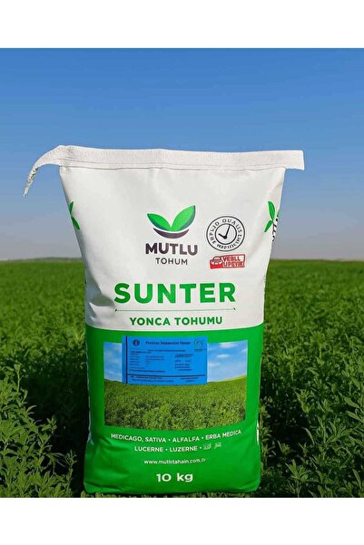 MUTLU TOHUM SUNTER KAPLAMALI YONCA TOHUMU 10 kg SERTİFİKALI