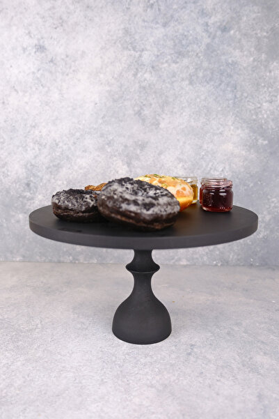 justwood Mummy Black 30 cm Shaped Standing Cake Presentation Plate