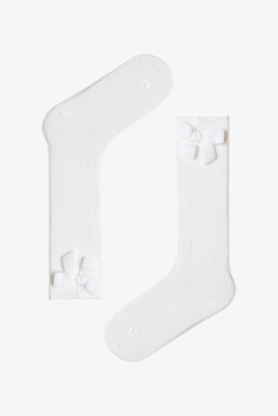 Penti Чорапи с панталон с бели панталони за момиче