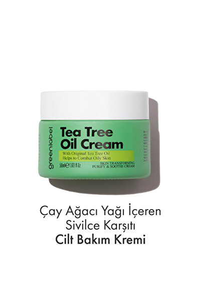 Greenlabel Greenlabel Çay Ağacı Yağı Içeren Sivilce Karşıtı Cilt Bakım Kremi ...