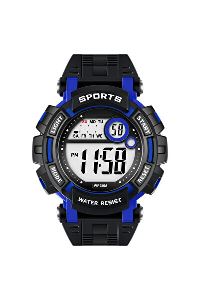 Saatse Su Geçirmez Dijital Spor Genç/Çocuk Kol Saati Alarm Kronometre Dijital...