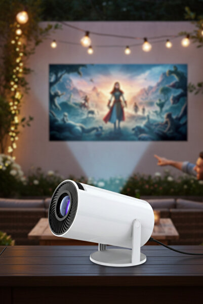 yusa stores Taşınabilir Android TV Projeksiyon Cihazı Smart Wi-Fi Bluetooth 4...