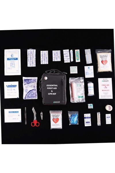 Moor مجموعة الإسعافات الأولية الأساسية والإنعاش القلبي الرئوي