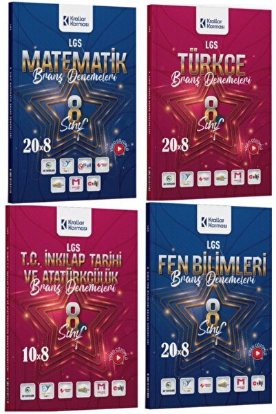 Krallar Karması 8. Sınıf LGS Matematik Fen Bilimleri Türkçe İnkılap Tarihi Br...