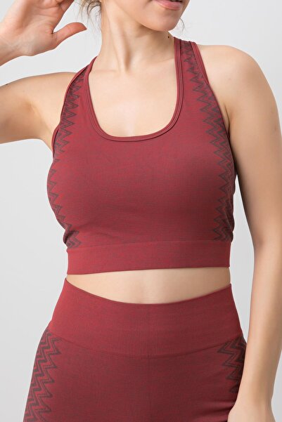 Doremi Товстий безшовний спортивний бюстгальтер з перехресними бретелями