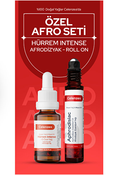 Flowy Oils Hürrem Intense ve Afrodizyak Özel Set Saf %100 Doğal Bakım Yağı Va...