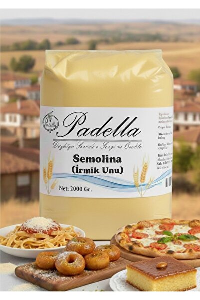 Padella Semolina Sarı Irmik Unu Makarna Pizza Yapımına Uygun %100 Doğal Özel ...