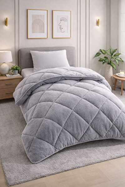 Formeya Single Luxury Gray Wellsoft Quilt Double Sided 155x215