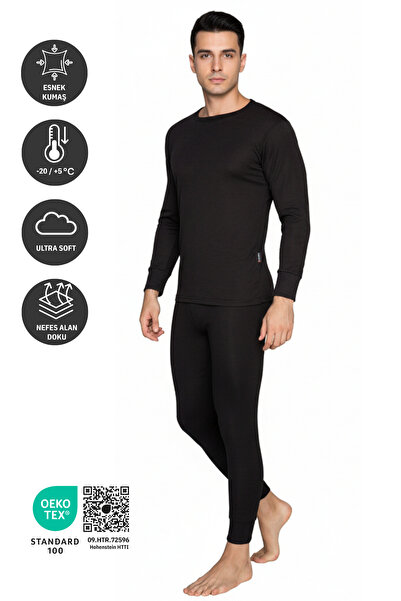 THERMOFORM Heavy Unisex Termal Içlik Siyah